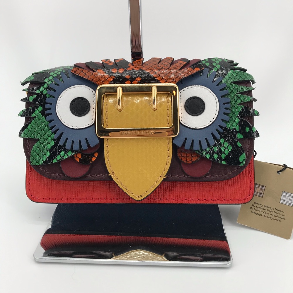 Rare Burberry Exotic Beasts Owl Buckle Cross Body